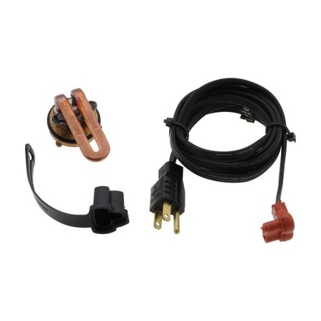 Zerostart Engine Heater - 1000W 120V, 1-5/8in. Plug, Brass Adapter Dodge 3100091